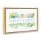 Stupell Industries Floral Happy Easter Floater Framed Art